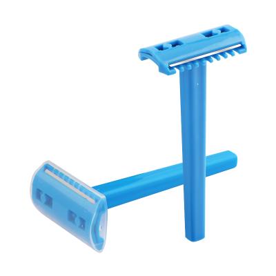 China Double Edge Single Blade Plastic Handle Medical Blade D135 Disposable Razor Blade / Shaving Razor for sale