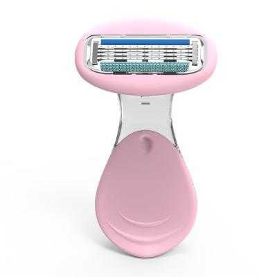 China D940L Four Blade Women Shaving Razor Stainless Steel Cutting Blade Body Hair Trimmer for sale