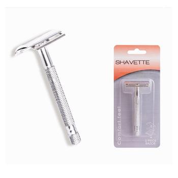 China D647 Metal Blade Single Handle Double Edge Blade Traditional Safety Razor for sale