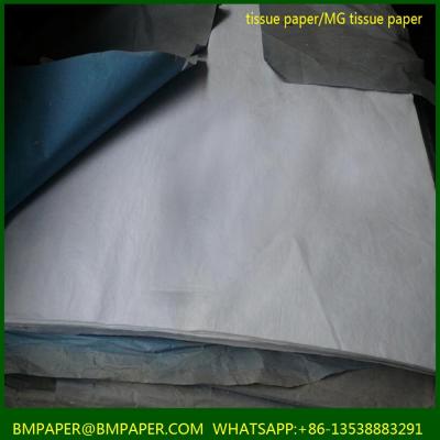 China 14g 17g printable MG Tissue Paper for Garment Wrapping for sale