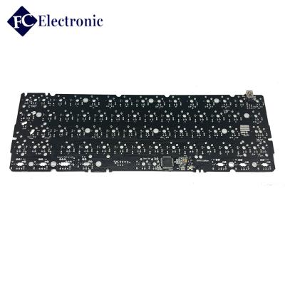 China FR-4/CEM-1/CEM-3/Polyimild/PTFE/Rogers One Stop Custom Pcb Service Maker Mechanical 94v0 Blank PCB Keyboard PCB for sale