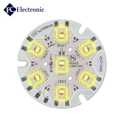 China FR-4/CEM-1/CEM-3/Polyimild/PTFE/Rogers Professional Pcb Custom Manufacturer Led Light Bulb Pcb Assembly Led Pcb Panel for sale