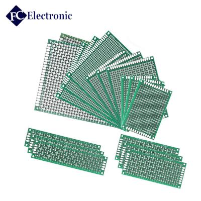 China Industrial / Consumer Electronic 17 Pcs Double Sided PCB Board Prototype Kit For DIY, 6 Sizes for sale