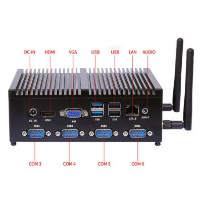 China Educational Minipc MiniPc OEM Aluminum Industrial Fanless Desktop Computer for sale