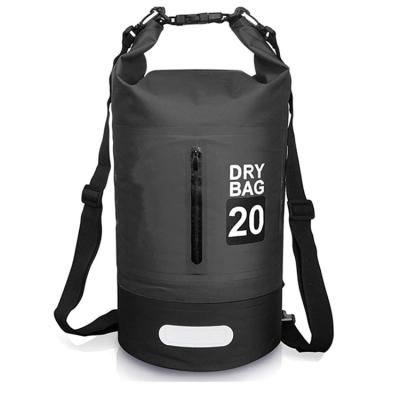 China Hot Sale Waterproof Custom Printed Logo Dry Bag Waterproof Roll Top Duffel Bag for sale