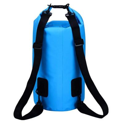 China 20L Waterproof Backpack Camping Dry Gear Compression Cylinder Office Dry Bag Backpack for sale