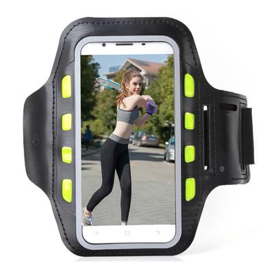 China Outdoor Sports Universal Running Light Accessories LED Sports Armband For Phones for sale