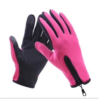 China Waterproof Custom Outdoor Shock Proof Full Finger Warm Neoprene Bike Glove for sale