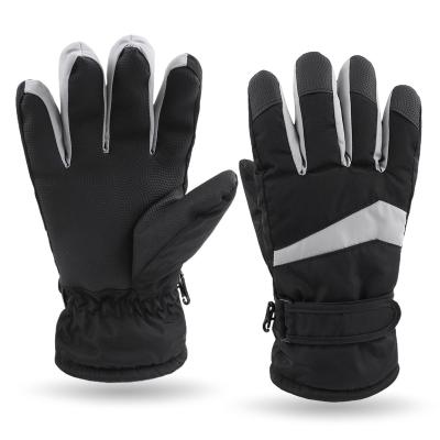 China Men Women Winter Ski Glove Waterproof Warm Snow Motorcycle Gloves Outdoor Adult Cold Weather Mittens for sale