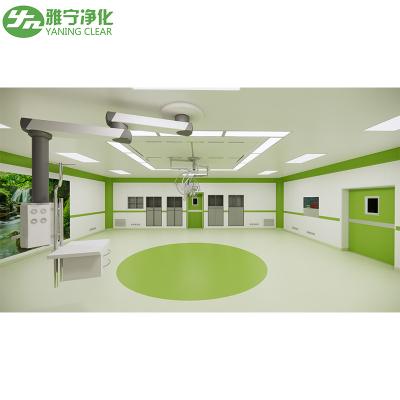 China Class 100 Pre Engineered  electrolytic steel plates Glass Wall Quick-install Operating Room Multi Fuctional for sale