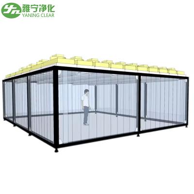 China Stainless Steel 304 Class 100000 FFU Clean Room with Air Shower for sale