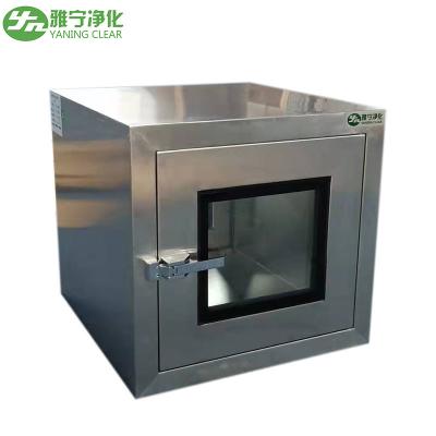 China 304 Stainless Steel Cleanroom Pass Box External Door / Embedded Door for sale