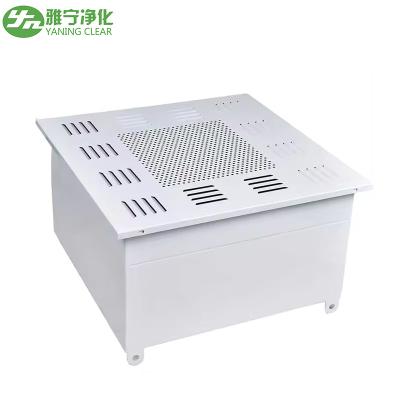 China Ceiling Mounted Clean Room Diffuser Air Supply Unit Box Gel Seal Hepa Filter Terminal Box for sale