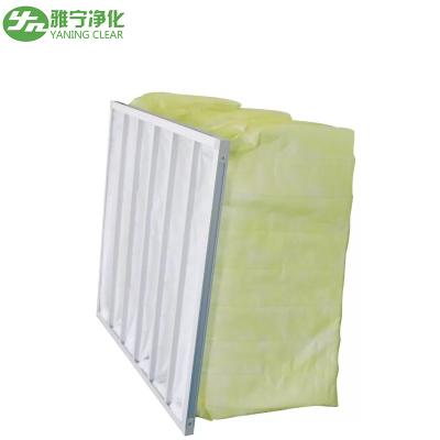 Chine Filtre à air de poche de type sac pour la filtration avant des filtres à air à haut rendement à vendre