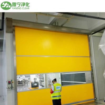 China Intelligent Cleanroom Air Shower / Cargo Air Shower With PVC Curtain Roller Fast Shutter Door for sale