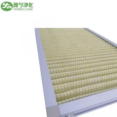 China Metal Washable Air Filter Corrugated Aluminum Mesh Air Filter for sale