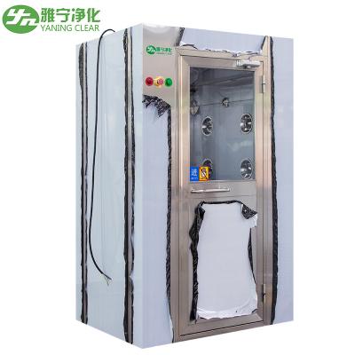 China Automatic Air Shower Clean Room Electromagnetic Interlocking Doors For Cleanroom Entrance for sale