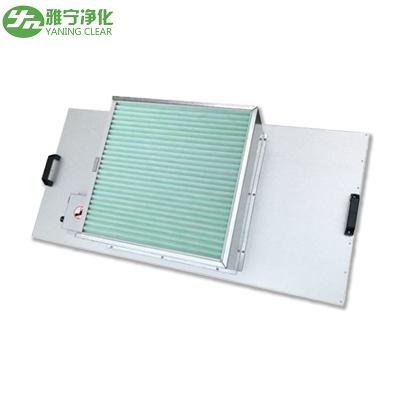 China Low Noise Clean Room Fan Filter Units Galvanized Frame For Optical Industry for sale