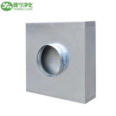 China Disposable Clean Room Hepa Filter Box , Hepa Filter Ceiling Module Round Duct Interface for sale