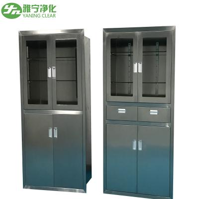 China Anti Bacterial Stainless Steel Medical Cabinet Furniture For Surgical Instruments for sale