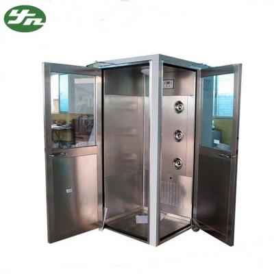 China L Type Cleanroom Air Shower Stainless Steel Body For Electronics Factory for sale