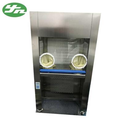 China Closed Horizontal Laminar Clean Bench 220V 50HZ With Rubber Operating Gloves for sale