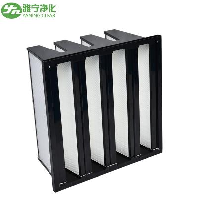 China V Bank H10 Hvac Hepa Filter , Sub-  High Efficiency Air Filter 610*610*295mm for sale