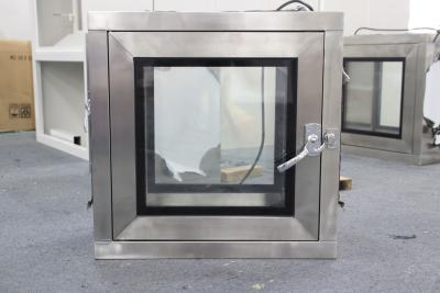 China Electromagnetic Interlock 304 SUS Static Pass Through Box Zone Sterilization for sale