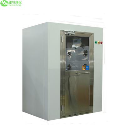 China YANING Cleanroom Air Shower Room ISO14644 Standard OEM Design Electric Interlock for sale