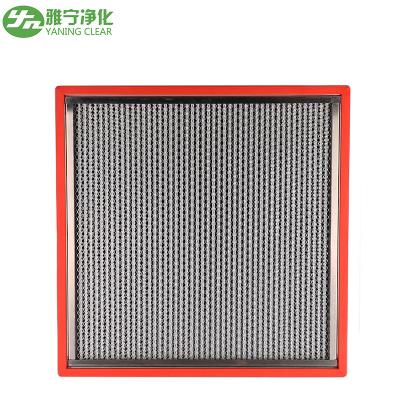 China H15 Draagbare Hepa-luchtreiniger Glasvezel Hoogtemperatuurbestand Te koop