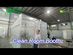 softwall / hard wall clean room booth easy assembly with 100-100000 level cleanline