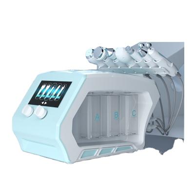 China 2022 new arrival skin rejuvenation 8 in 1 water aqua oxygen H2O2 hydra skin jet beauty hydra facial dermabrasion machine for sale