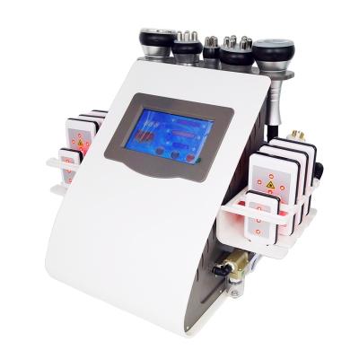 China Weight Loss Cavitation Body Radio Frequency Vacuum RF Lipo Facial Laser Slimming Machine for sale