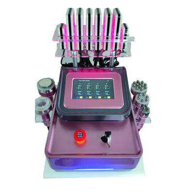 China Hot Sale 40K Cavitation Vacuum RF Lipolaser Weight Loss Slimming Machine For Professional Beauty Salon for sale