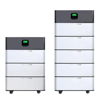 China LiFePO4 Battery 48V 10KWH 20KWH 30KWH 40KWH 50KWH Home Solar Stackable Energy Storage LiFePO4 Battery 51.2V Energy Storage System for sale