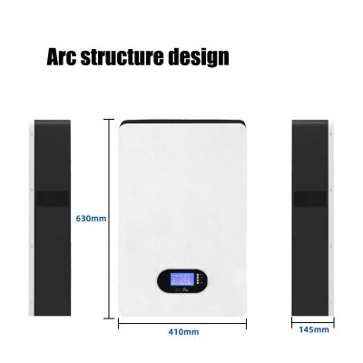 China Home energy storage OEM design 5kwh 10kwh stackable wall mounted lifepo4 batteries for household energy storage for sale