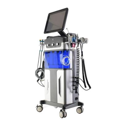 China Skin Tightening SPA21 newest 9 in 1 2021 newst skin care salon use Dermabrasion domestos aqua facial beauty machines for sale