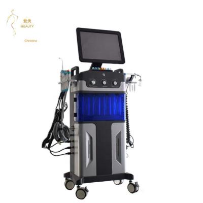 China Best Exfoliators SPA21 2021 Hydra Dermabrasion Peel Hydra Facial Spa Machine Small Bubble 9 in 1 For Salon Use for sale