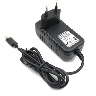 China LED Lamp 15V 1A Adapter EU EU AU Plug 15V 1A 2A 2A 2A 3A 4A 5A Power Adapter With Type-C Micro Android Cable For Led Light for sale