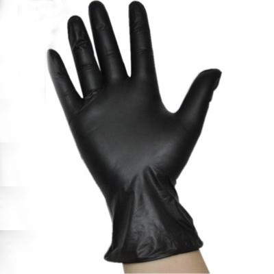 China Cleaning Direct factory black Vinyl gloves disposable powder free/powdered latex free for sale