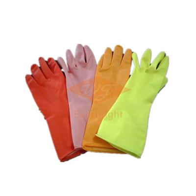 China Cleaning Colorful household rubber glove work glove dishwashing cleaning glove for sale