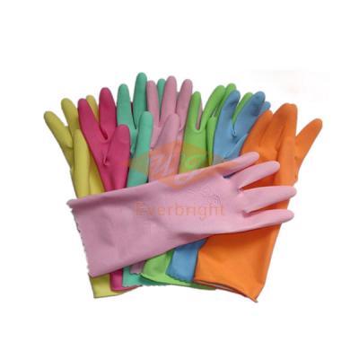 China Cleaning Dishwashing cleaning colorful household rubber glove work glove for sale