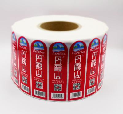 China Adhesive Sticker Product Packing Label Printed Waterproof Custom Printing Sticker Water Bottle Label for sale