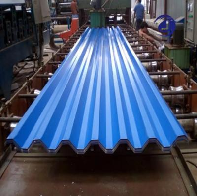 China Construction ASTM Corrugated Roofing Sheet Color Galvanized Steel Plate for sale