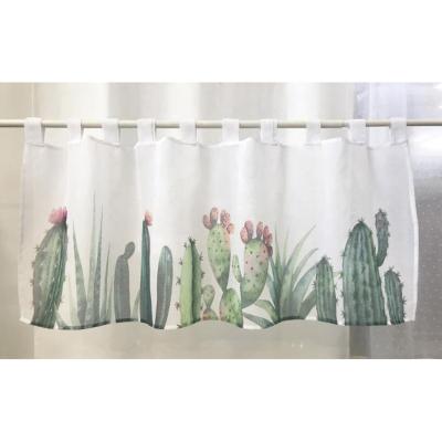 China Customized Custom Cactus Curtain Made By BSCI Audit Factory for sale