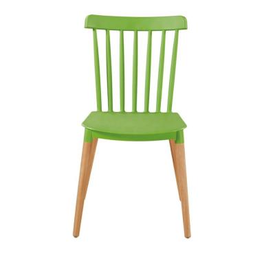 China Wholesale Home Environmental Protection Products Leisure European Style Commercial Beech Plastic Dining Chair for sale