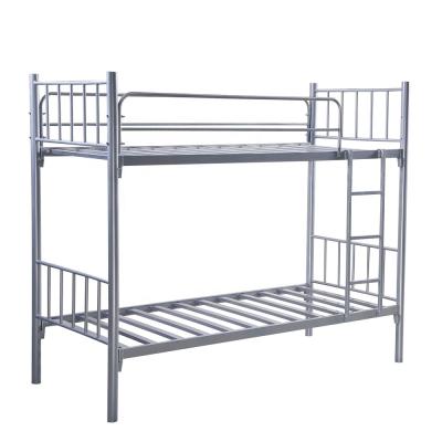 China Cheap Price Model Workers Refugee Cheap Price Dubai Bahrain Qatar Metal Frame Black Bunk Bed for sale