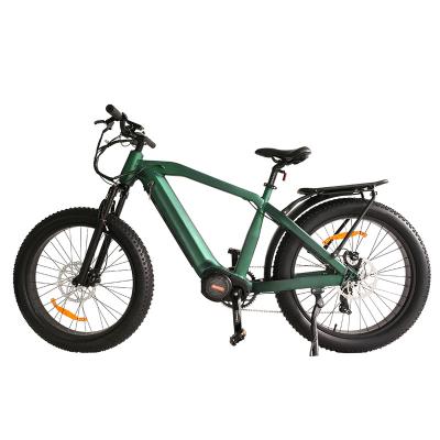 China bafang aluminum alloy 2022 mid drive 1000w fat 26*4.0 electric motor mountain bike for hunting for sale