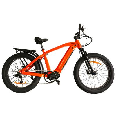 China Mid Drive 1000w 26*4.0 Aluminum Alloy 2022 Snow Mountain Fat Tire Electric Bike 1000w For Hunting for sale