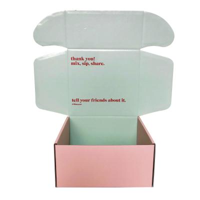 China CMYK Color Carton Mailer Shipping Boxes Exquisite Craft Paper Box Packaging for sale